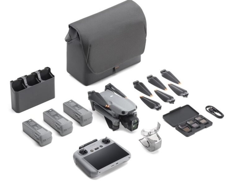 Box Opened DJI Air 3S Fly More Combo (RC 2)
